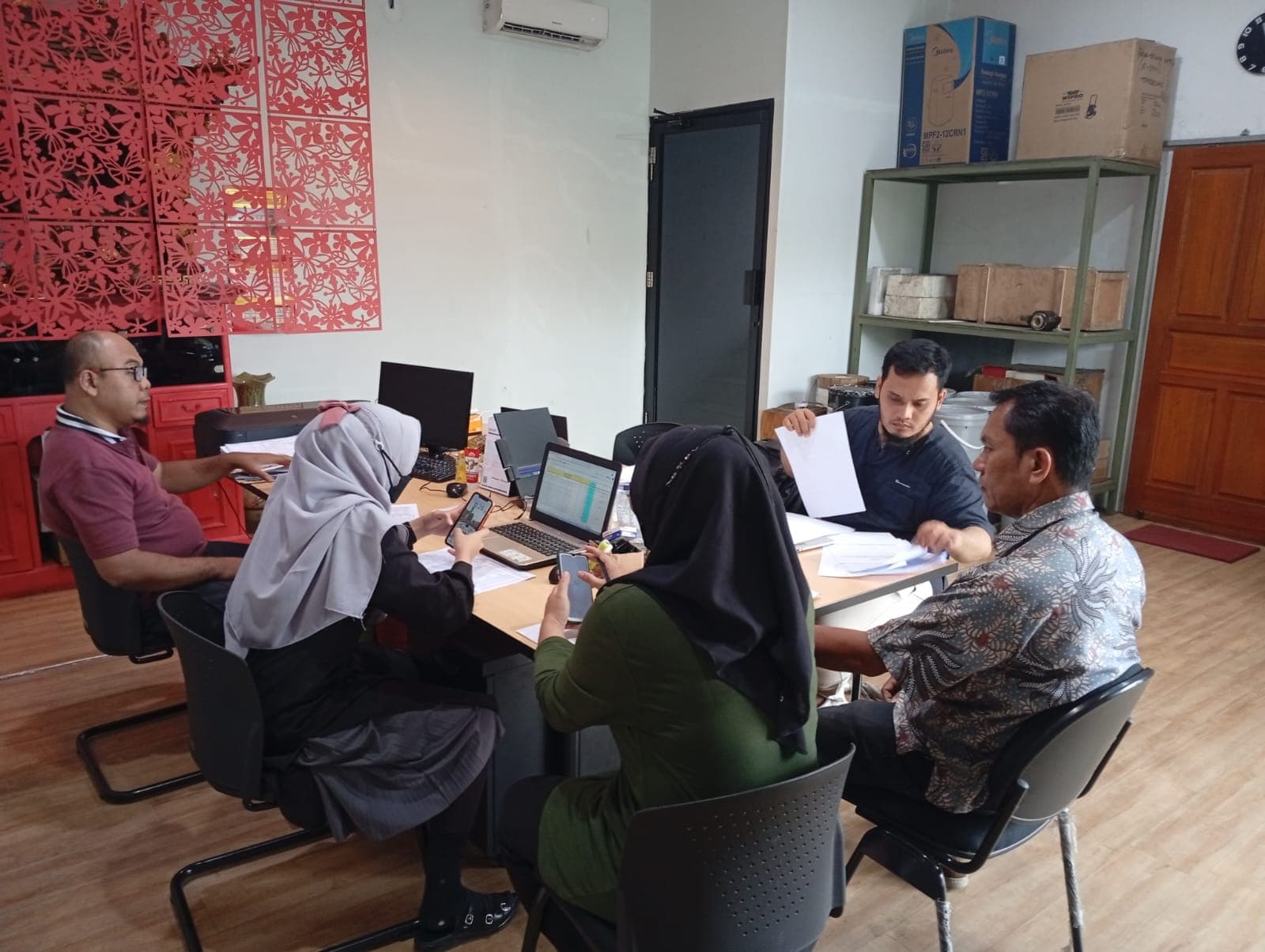 Simulasi audit eksternal bersama PT Myori Indonesia